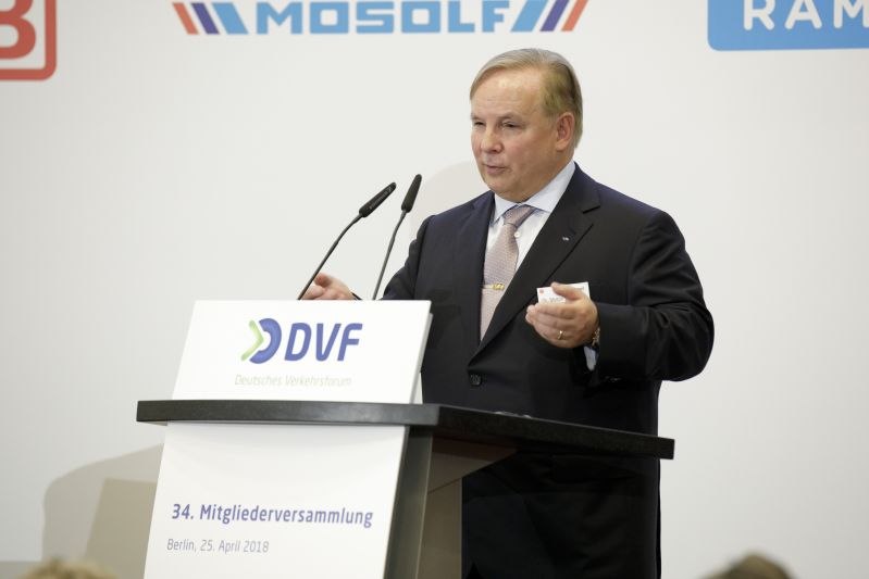 34. Mitgliederversammlung Begrüßung Dr. Jörg Mosolf, DVF-Präsidiumsvorsitzender